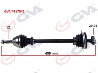 KOMPLE AKS SOL R21 MANAGER 1.7 86-93 655MM resmi