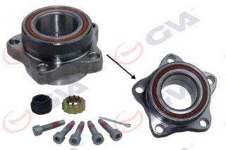 ÖN TEKER PORYASI RULMANLI TRANSİT V347 2.2 TDCI 06-14 ABSSİZ 5 BİJON resmi