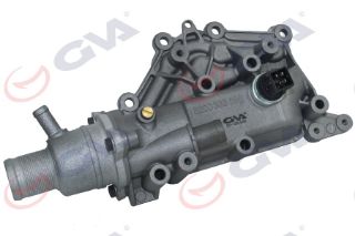 X TERMOSTAT KOMPLE/ MÜŞÜRLÜ GÜÇLENDİRİLMİŞ ALÜMİNYUM GÖVDE CLİO II-LGN II 1.4-1.6 16V TAHLİYE BORULU resmi