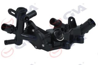 TERMOSTAT GÖVDESİ KOMPLE CLİO 4-CAPTUR 13- 1.2TCE-SANDERO-SYMBOL 13- 0.9TCE MÜŞÜRLÜ resmi