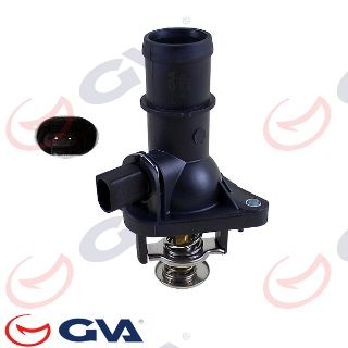 TERMOSTAT 105C KOMPLE / MÜŞÜRLÜ BORA-GOLF4-POLO-A3-CORDOBA-IBIZA III-OCTAVIA 1.6 resmi