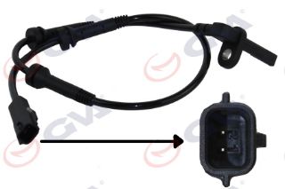 ABS SENSÖRÜ ÖN DACİA LODGY-DOKKER-SYMBOL JOY 1.2-1.5 resmi