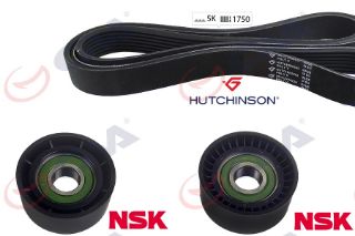 ALTERNATÖR GERGİ KİTİ KÜTÜKSÜZ CLİO II-KANGOO-MEGANE I-SCENIC I-LOGAN1.4-1.6 16V KLİMALI HİDR K015PK1750 resmi