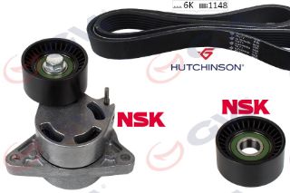 ALTERNATÖR GERGİ KİTİ KÜTÜKLÜ MASTER-MOVANO-VİVARO 01 G9T-G9U 6PK1148 resmi