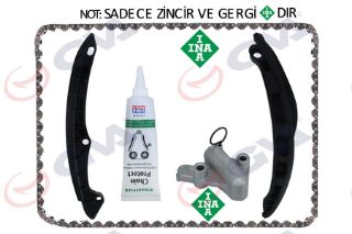 EKSANTRİK ZİNCİR SETİ GOLF5/6-JETTA-PASSAT-SCIROCCO-A3-LEON 1.6 FSI BLF - 1.4 TSI CAXA-BMY-BLG resmi