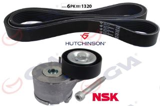 ALTERNATÖR GERGİ KİTİ FİORİNO-LİNEA-PUNTO-PUNTO EVO 1.3 DMTJ-AGILA 1.3 CDTİ KLİMALI K026PK1320 resmi