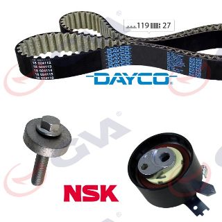 EKSANTRİK GERGİ KİTİ CLİO II-KANGOO 01 MEGANE II-EXP 02 SCENİC II-CLİO IV-DOKKER 1.5DC K9K EURO5 K015675XS resmi