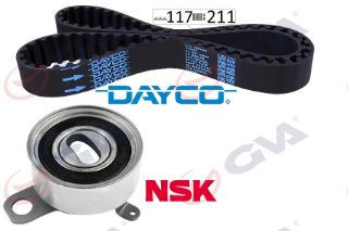 EKSANTRİK GERGİ KİTİ 117X211 COROLLA 1.6 16V 92-00 -AVENSİS 97-00 -CARINA 92-97 1.6-16V K015403XS resmi