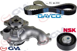 DEVİRDAİMLİ EKSANTRİK GERGİ KİTİ 091X200 FOCUS I-II 98 CMAX-MONDEO IV 07 CONNECT 02 1.8TDCI TEFLONLU resmi