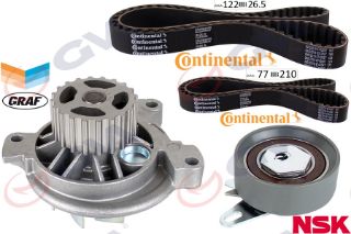 DEVİRDAİMLİ TRİGER SETİ 122X26.5 TRANSPORTER T4 2.4D 90-03 AJA K065323XS 2 KAYIŞ 1 GERGİ resmi