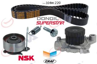DEVİRDAİMLİ EKSANTRİK GERGİ KİTİ 104X220 CİVİC VI 1.6 İE-1.7 İE 01-05 KTB780 resmi