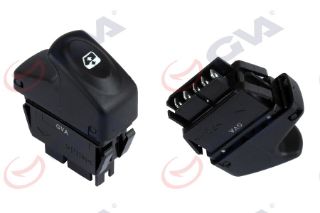 CAM AÇMA ANAHTARI SOL MEGANE I-CLİO II 98-05 5 FİŞ-TEKLİ resmi