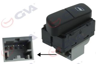 CAM AÇMA ANAHTARI ANAHTARI TEKLİ ARKA SAĞ VW POLO resmi