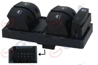 CAM AÇMA ANAHTARI AUDI A3-A6-Q7 05-15 DÖRTLÜ resmi