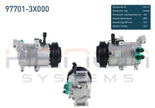 KLIMA KOMPRESÖRU 6 PK 125MM HYUNDAİ ELANTRA 1.6 CVVT 2011-2015 resmi