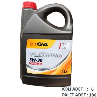 MOTOR YAĞI 5W30 4 LT PLATINUM TAM SENTETİK API SL/CF resmi