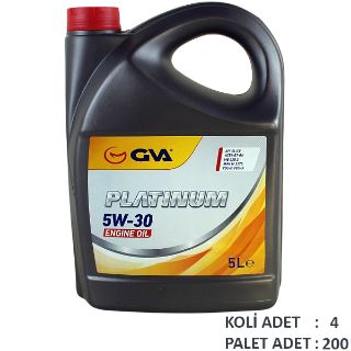 MOTOR YAĞI 5W30 5 LT PLATINUM TAM SENTETİK API SL/CF resmi