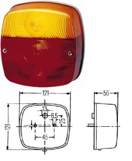 KOMPLE ARKA LAMBA IVECO MK SOL/SAG resmi