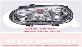 X FAR SİNYAL SOL GOLF IV 10/97-06/06 ELEKTİRKLİ H7 H1 resmi