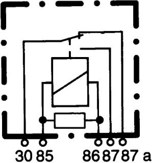 ROLE 12V 20/30A 5 GİRİSLİ UNİVERSAL CV 0332204125-332204125-332204125-332209150-P00150648-332209150-3615652M1-332204125-4RD007794031-501016 resmi