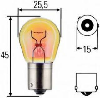 AMPUL PY21W 12V BAU15S 0015449144-15449194-15449194-15449194-2337030-41735600-850001-14148090-200812360-3345133-345133-6502 resmi