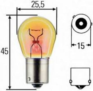 AMPUL PY21W YELLOW 24 V UNİVERSAL CV 3C4613N361AA-44150700000-47233512-5019669-503127226-50753112-75811740000-81259010102-10022255-110750 resmi