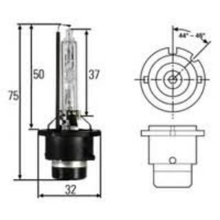 XENON FAR AMPULU (D2S) DUİSUZ  ASTRA-H VECTRA-C ZAFİRA-C    2098580 resmi