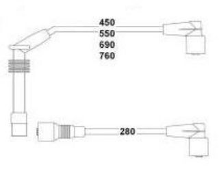 BUJİ KABLO TAKIMI C12NZ V14NZ CORSA B resmi