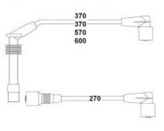 BUJİ KABLOSU LPG Lİ VECTRA A GT 1.8-2.0İ ENJ 20 NE resmi