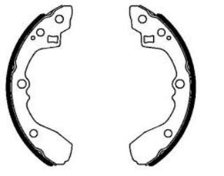 ARKA PABUÇ BALATA RİO-RİO KOMBİ 1.3-1.5 00-05 resmi