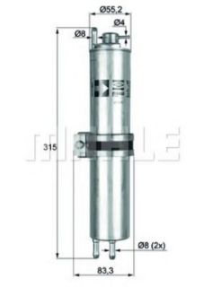 YAKIT FİLTRESİ M54-N62 E65-66 01-07 resmi