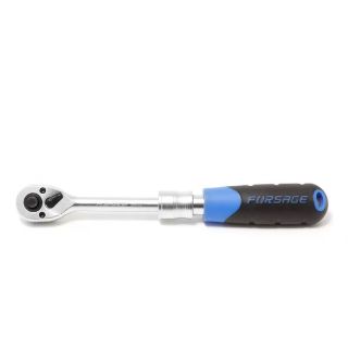 TELOSKOPİK CIRCIR LASTİK SAPLI TERS ÇEVRİLEBİLİR 1 / 4L165-230MM 72 DİŞLİ resmi