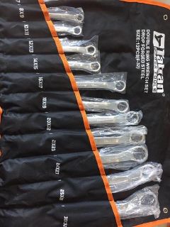 12 PRC TATİAN YILDIZ ANAHTAR TAKIMI 6X32MM resmi