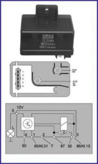 ISITMA BUJİ KONTROL ÜNİTESİ 1.9 XUD9 PARTNER/BERLINGO 98- resmi