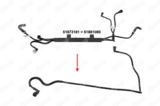 YAKIT HORTUMU FIAT YENI DOBLO 1.3 MULTIJET BRAKET HARIC resmi