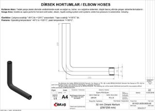 32MM X 41MM 25CM X 25CMDİRSEK HORTUMUSICAK VE SOĞU K SU KULLANIMI İÇİN resmi