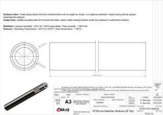 15MM X 23MMKALORİFER HORTUMU ( ÜNİVERSAL )S  TİPİ resmi