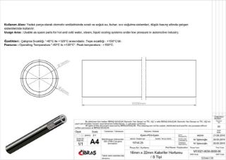 16MM X 22MMKALORİFER HORTUMU ( ÜNİVERSAL )S  TİPİ resmi