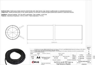 DISTAN ORGULU YAKIT HORTUMU 65610 15.0 MM X 21.0 MM NBR B TIPI MAKARASIZ 25M resmi