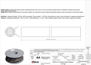 YAKIT HORTUMU / E TİPİ 8.0 MM X 14.0 MM resmi