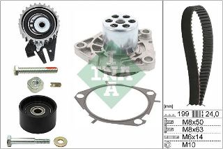 TRIGER SETI + SU POMPASI ( FIAT : BRAVO II 1.9 07-14 / ALFA ROMEO : 147 -156  1.9 JTD 03-10 ) resmi