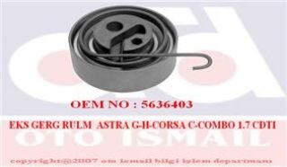 V KAYIS GERGI RULMANI-(OPEL: ASTRA G "1.7 CDTI" /ASTRA H "1.7 CDTI" /ASTRA J "1.7 CDTI" 10>/ CORSA D "1.7 CDTI") resmi