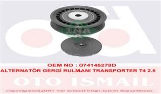 V KAYIŞ GERGİ RULMANI VOLKSWAGEN TRANSPORTER T4 2.4D AJA 2.5TDI AJT ACV resmi