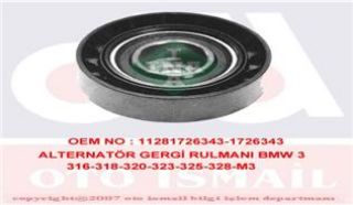 V KAYIŞ GERGİ RULMANI M42-43-44-50-52-54 E36/46/39/60/61/X3/X5/38/Z3 92-07 resmi