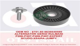 X ALTERNATÖR GERGİ RULMANI P206-307-406-407-607-807-EXPERT-C5-C8-JUMPY 1.8 16V-2.0 16V-2.0-2.2 resmi