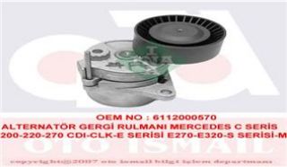 V KAYIŞ GERGİSİ KOMPLE OM.611,612,613-OM.646,647,648 SPRT.208,,213,308,,313,413,416 -SPRT,315,- VITO.109,111,115.CDI -VIANO.CDI 00-06+& resmi