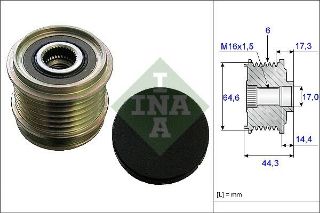 ALTERNATÖR RULMANI A4 05>08 A6 05>14 A6 ALLROAD QUATTRO 07>18 A7 11>14 resmi