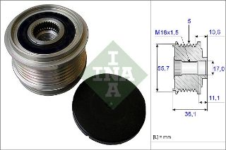 ALTERNATÖR RULMANI VOLVO C30 C70 S40 II 11> 2.4 D3 D4 D5 resmi