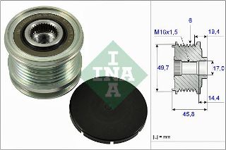 ALTERNATÖR KASNAĞI RULMANLI MB SPRINTER-VITO-VIANO-C SERİ W204-C220-C204 -GLK SERİ X204 resmi