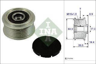 ALTERNATÖR GERGİ RULMANI 7 KANAL H100 KAMYONET 2004> H1 2008>H350 2.5CRDI 2015> resmi